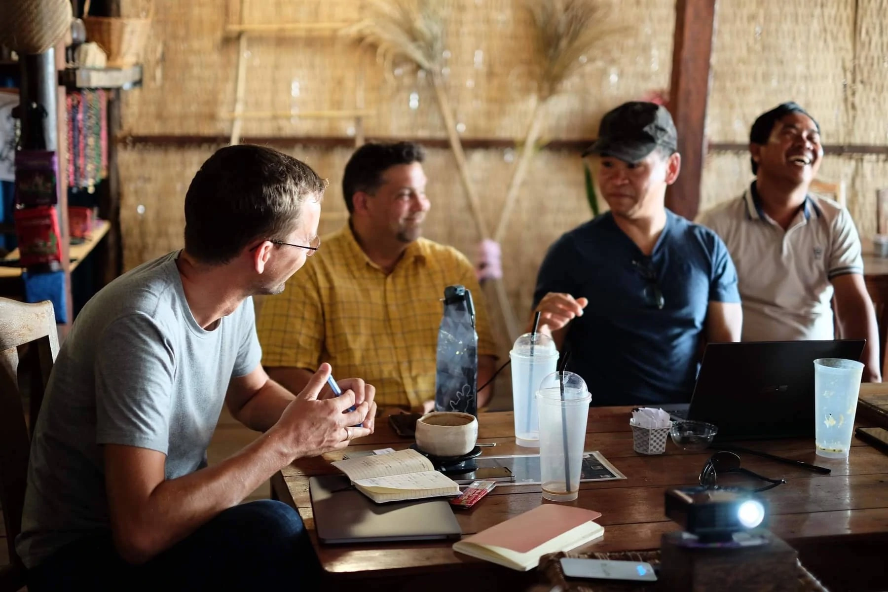 Home 8 A missionary telling a story in Cambodia