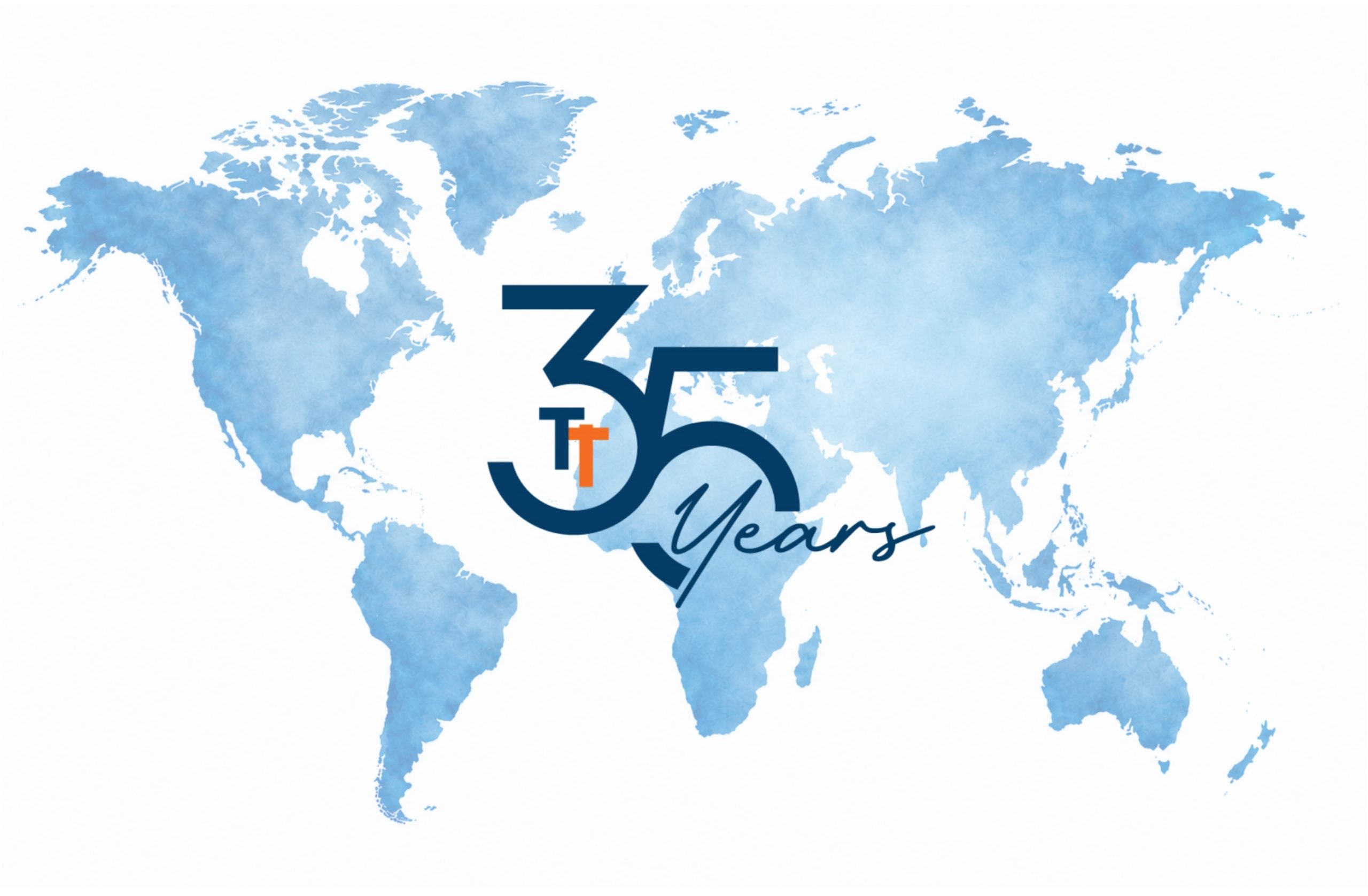 35 Years with Map Background - Talent Trust Claims Hero Background HD