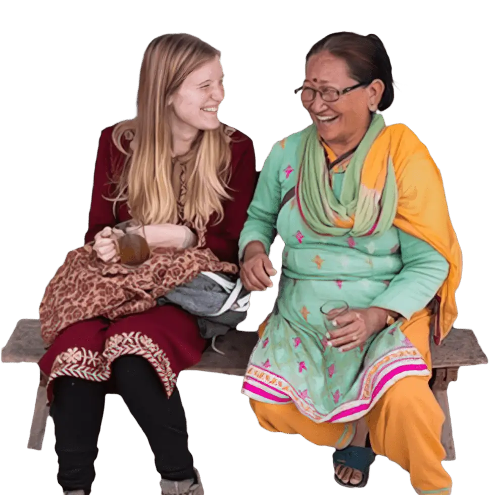 Missionary-and-her-local-friend-dressed-up-in-traditional-clothe-having-a-cup-of-tea-980x979 Missionary and her local friend dressed up in traditional clothe, having a cup of tea